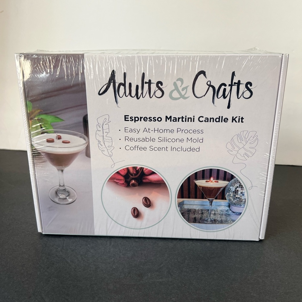 NIB Adults & Crafts Espresso Martini Candle Kit